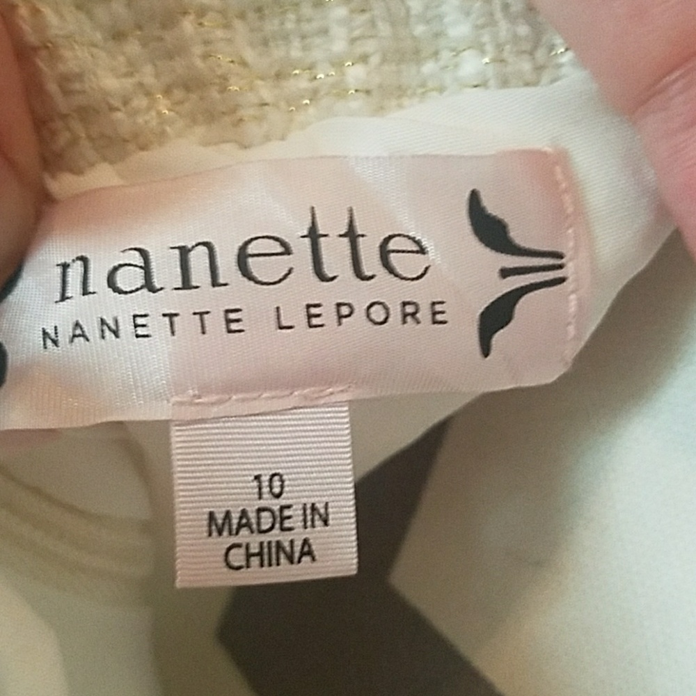 Nanette lepore cold shoulder with gold fleck - Picture 6 of 9